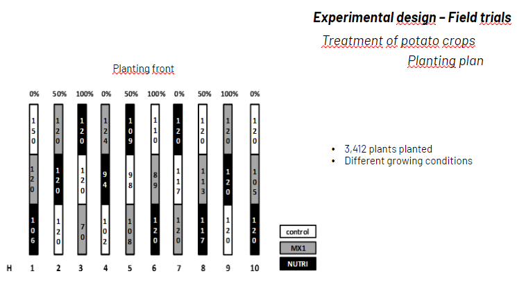 Agrobiotech, bio-fertilizer that increases size of plants and its resistance to fungicidal attacks