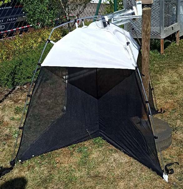 Non-lethal system for surveying and/or monitoring animals and in ...