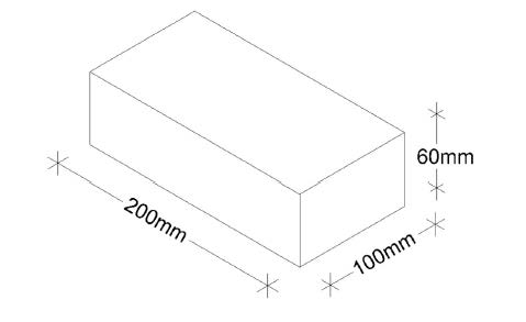 Manufacture of an eco-cobble from recycled material