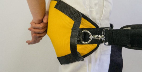 Balance Belt - A safety and rehabilitation aid for training of standing up, balancing and walking