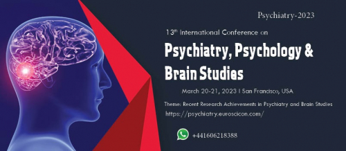13th International Conference on  Psychiatry, Psychology & Brain Studies