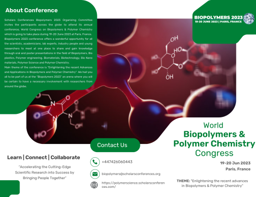 Scholars World Biopolymers & Polymer Chemistry Congress