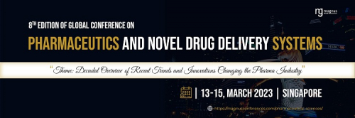 8th Edition of Global Conference on Pharmaceutics and Novel Drug Delivery Systems” Pharma 2023