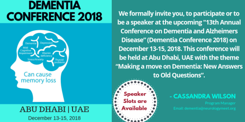 13th Annual Conference on Dementia and Alzheimers Disease