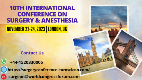 10th International Conference on Surgery & Anesthesia