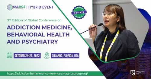 3rd Edition of Global Conference on Addiction Medicine, Behavioral Health And Psychiatry