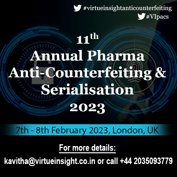 11th Annual Pharma Anti-Counterfeiting & Serialisation 2023
